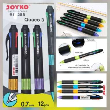 Pulpen Joyko Trico 288 3 Warna