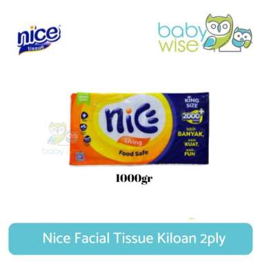Nice Facial Tissue Kiloan 2ply 1000gr