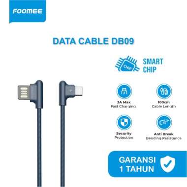FOOMEE DB09 & DD09 Elbow Data Cable Type-C 3.0 A For Gaming DB09 Type C