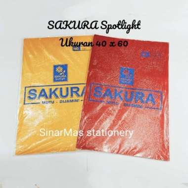 kertas cover jilid foil sakura / kertas spotlight foil & laminating Multicolor