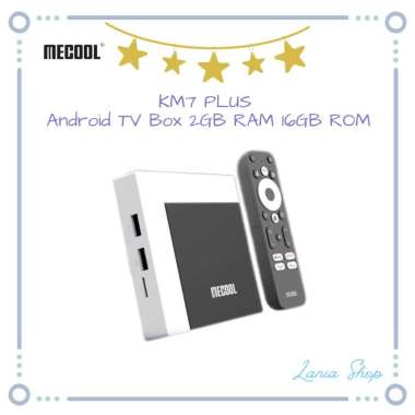 MECOOL KM7 PLUS - 4K Android TV Box Netflix Certified 2GB RAM 16GB ROM