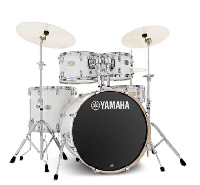 YAMAHA STAGE CUSTOM BIRCH DRUM SET PURE WHITE