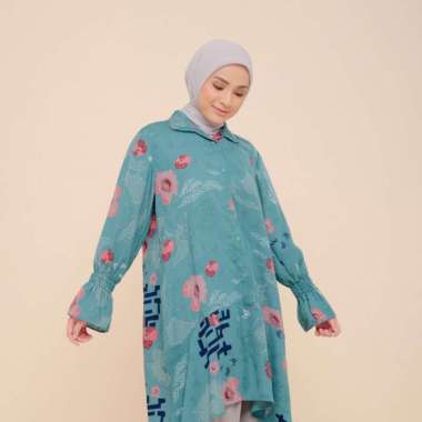 ZM Zaskia Mecca - Wilsa Pine Tunik - Romansa Khatulistiwa - Raflesia Multicolor