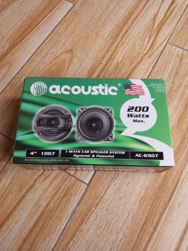 Speaker 4 Inch Acoustic Ac - 6907 Multicolor