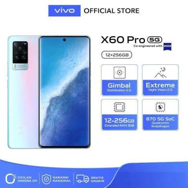 Vivo X60 Pro Ram 12 Rom 256GB Biru