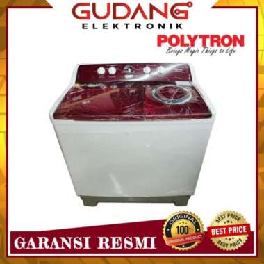 MESIN CUCI 2 TABUNG POLYTRON PWM 1402 X TWIN TUB POLYTRON PWM1402R