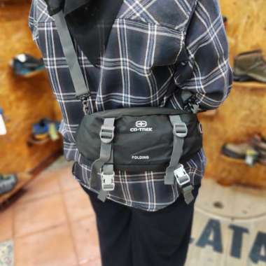 Tas Selempang / Travel Pouch Co-trek Folding Include Rain Cover