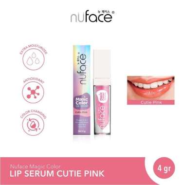 Nuface Magic Color Lip Serum lip gloss Cutie Pink