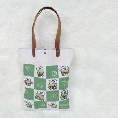 Dewani - Tote bag Canvas Tas Vintage Seri Catur Kartun CTR-03