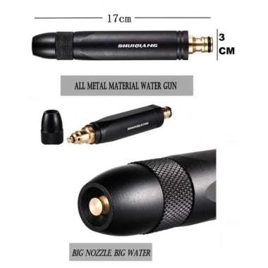 KEPALA SEMPROTAN AIR HOSE NOZZLE SPRAY STEAM TAMAN CUCI MOTOR MOBIL NEW BESAR