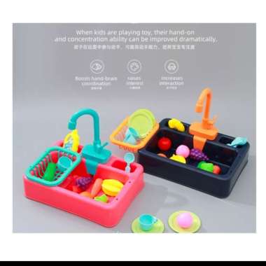 kitchen sink mainan anak tempat cuci piring Multicolor