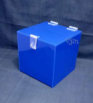 acrylic kotak amal / saran (meja warna biru) Multicolor