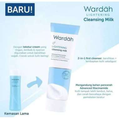 milk cleanser wardah /lightening clensing milk 100 gram