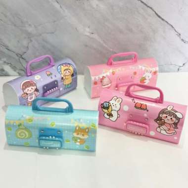 bos kotak pensil plastik kode whiteboard/kotak pensil kode/pencil case Multicolor