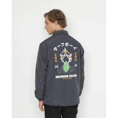 Erigo Coach Jacket Safuboi Dark Grey Unisex XL