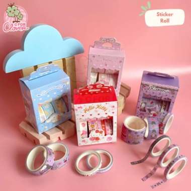 STICKER ROLL CUTE CHARACTER IN BOX LICENSED washi tape kawaii premium My Melody