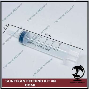 Spet Suntikan Hewan Tanpa Jarum Feeding Kit #N 60ml
