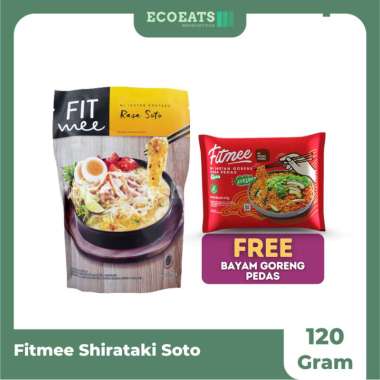 Mie Instan Fitmee Shirataki Soto FREE Bayam Goreng Pedas