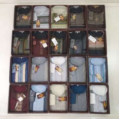 TERMURAH ATLAS BAMUS Super Baju Koko Pria Dewasa Lengan Panjang Manset Based Information Multicolor