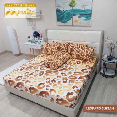 Monalisa Premium Sprei Uk 160 / 180 x 200 T 20 - Motif Dewasa Leopard Sultan 180 x 200