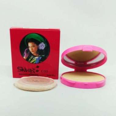 SKIVA BEAUTY POWDER G55 20g / Bedak padat Skiva / Bedak Skiva G55 compact powder