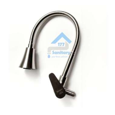 Kran Air Fleksibel Angsa TEMBOK Stainless 304 Soligen- Keran Dapur SOLIGEN 606