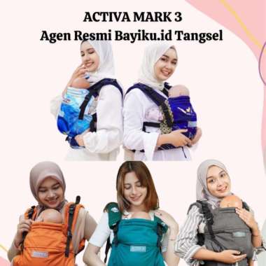 Gendongan Activa Mark 3 - Bayiku.Id - Gendongan Bayi Activa Multicolor