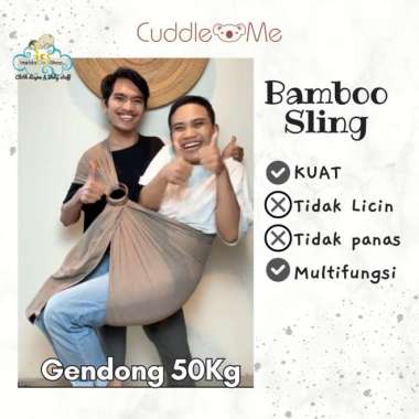 Ring Sling Bamboo Cuddle Me Gendongan Bayi Multicolor