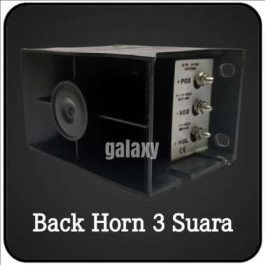 Back Horn Bulat / Klakson Mundur Atret 3 Suara - Premium 3 suara