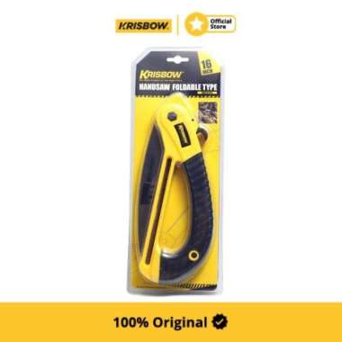 Krisbow Handsaw Gergaji Tangan Lipat Foldable 16 Inchi