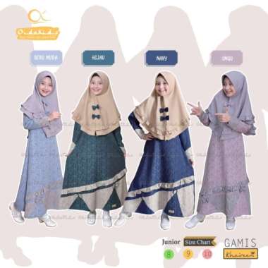 READY ORI OIDOKIDS GAMIS ANAK JUNIOR KHAIREEN USIA 8 - 11 TH Multicolor