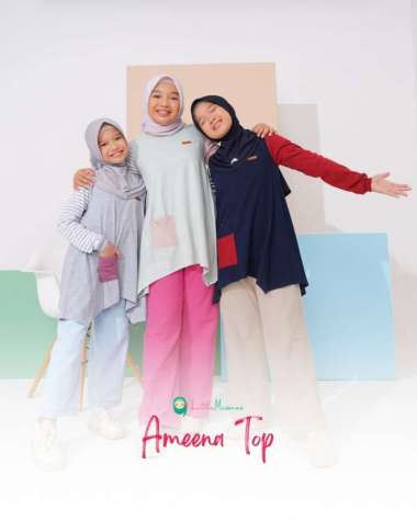Ameena Top by Little Missmos Multicolor