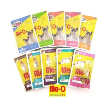 Makanan Kucing Meo Pouch 80gr Beef Chunk