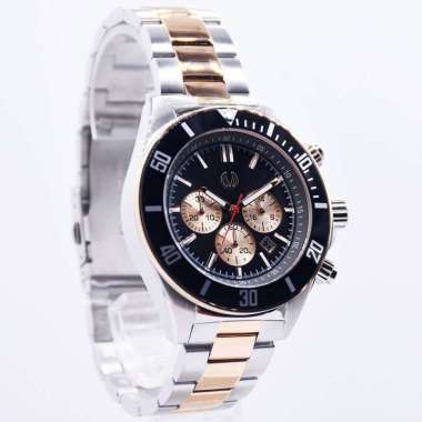 Christ Verra CV 5807121G - Jam Tangan Chronograph Pria Christ Verra Stainless Steel Original Rose Bl