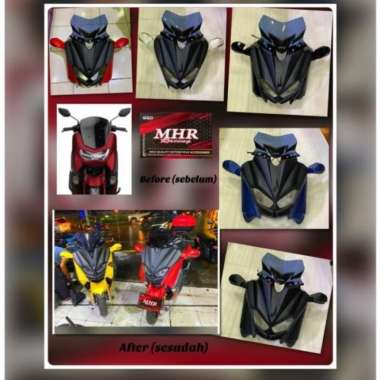 Body Tameng Depan Predator Optimus All New Nmax 2020 MHR Multicolor