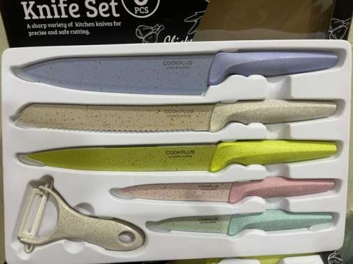 Locknlock Cookplus 6Pcs Kitchen Knife Set Multicolor