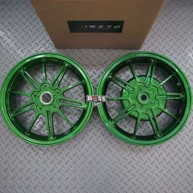 Velg Riezto Model Marus Drag Green Front & Rear Vespa Sprint Prima Lx Multicolor