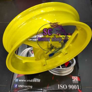 Velg Racing Belakang Vnd 3,5X14 + Breket Kaliper Aerox 155 - Lexi Multicolor