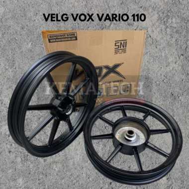 VELG MOTOR VOX PALANG 8 BEAT /SCOOPY /VARIO110 RING 14 (160/185) BLACK Multicolor