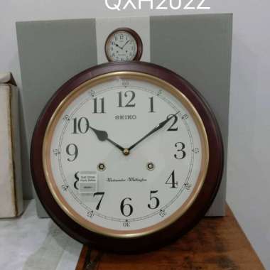 Seiko Jam Dinding QXH202Z Jam Dinding Kayu Seiko