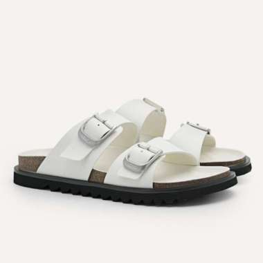 PM007 PEDRO SANDAL SLIDE PRIA ORIGINAL PUTIH