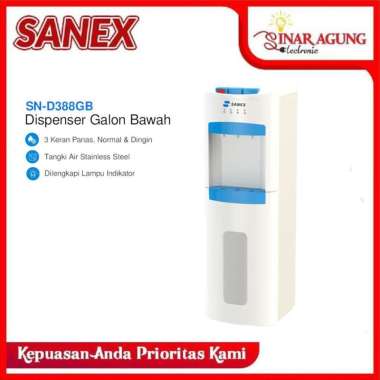 SANEX DISPENSER GALON BAWAH SN-D388GB (NORMAL, COLD AND HOT) - BIRU