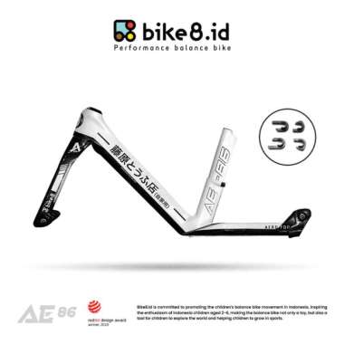frame bike8 carbon fiber balance / push bike - sepeda anak - ae86 - Multicolor