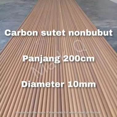 Carbon Sutet Mentah Nonbubut 10Mm 200Cm Multicolor