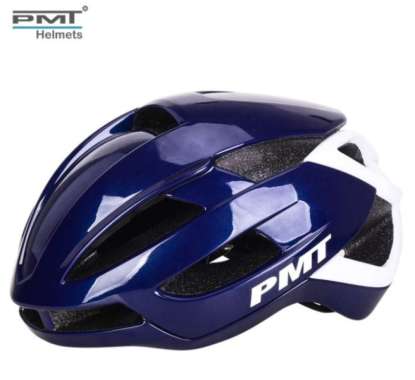Helm Sepeda PMT K02 Road Bike Mountain Bike Seli Size M dan L M Biru