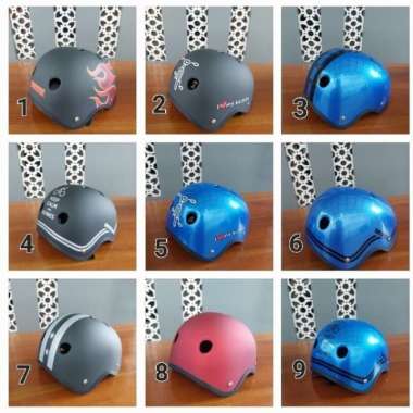 Helm Sepeda Santai gowes lipat batok bicycle mtb bmx skateboard cfd - random random