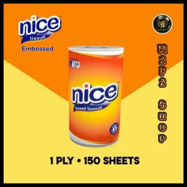 Tisu Gulung Handuk Nice Towel Tissue 1 Roll 150 sheets (Kemasan Satuan)