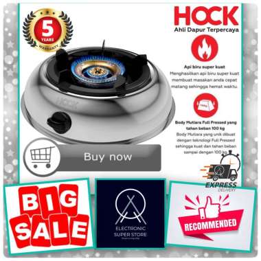 HOCK KOMPOR GAS MUTIARA GOLD 120MG 120 MG KOMPOR 1 TUNGKU HOCK FULL STAINLESS STEEL BODY HOCK