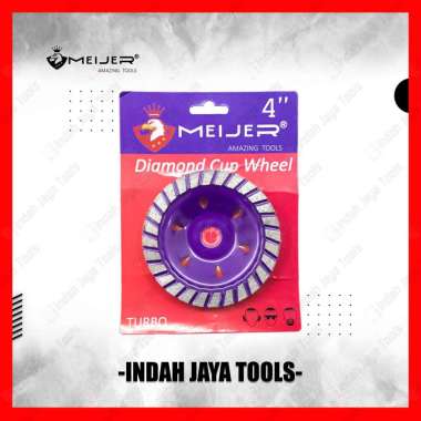 MEIJER Diamond Cup 4 Inch Grinding Wheel - Turbo Row Perata Keramik