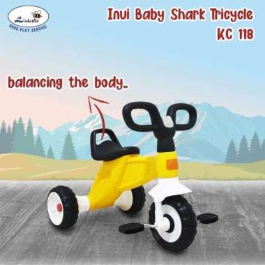 Labeille KC 118 Balance Bike Inui Shark Mini Bike Sepeda Ride On